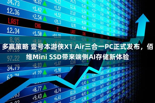 多赢策略 壹号本游侠X1 Air三合一PC正式发布，佰维Mini SSD带来端侧AI存储新体验